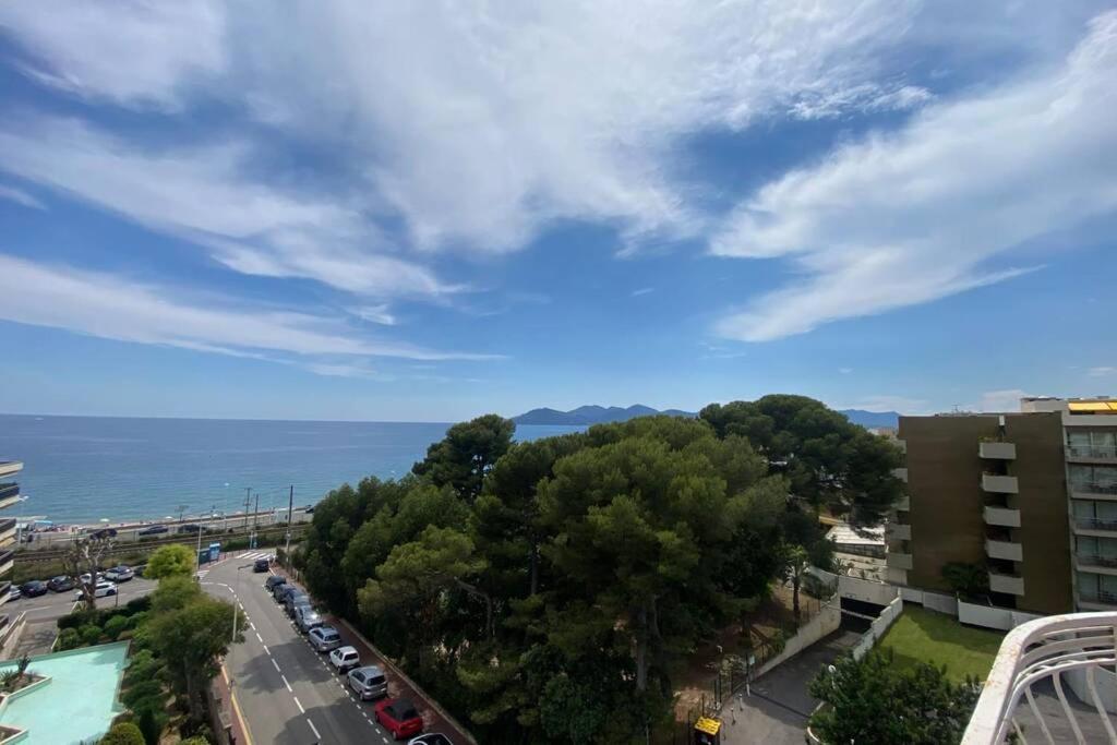 C060-Bel Appartement Avec Vue Mer - Picaud Cannes Kültér fotó